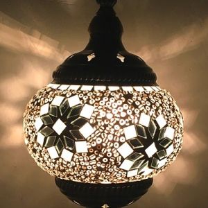 Mediterranean style Art Deco handmade Turkish Mosaic Pendant Lamp(WH-DC-18)