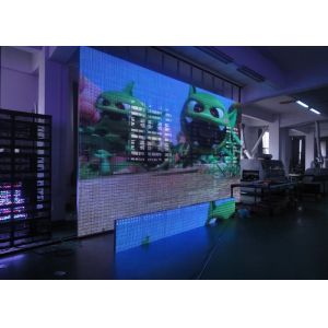 Glass Wall Transparent Led Display Ip65 160 Degree With 3 X 8mm Pixel