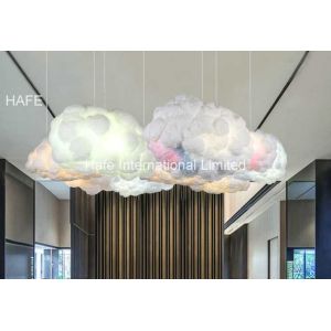 China 1 M Modern Inflatable Advertising Balloon LED Floating Clouds Cafe Bar Decoration on sale
