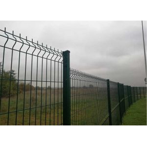 OHSAS Welded PE Coating Security Steel Fence I Type Post For Highway
