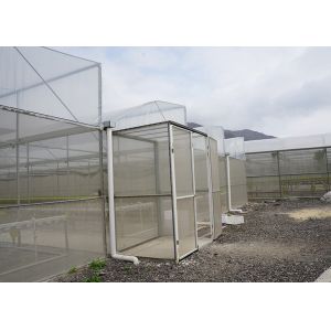 Rain Resistant Hydroponic Greenhouse Systems With Galvanized Support