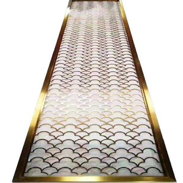 Metal stainless steel screens decorative room partition dividers