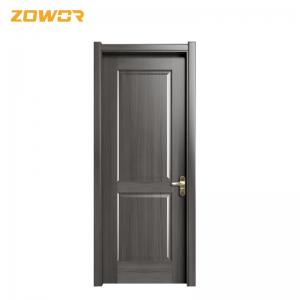 Cheap Red Color 2 Paneled Fireproof Entry Doors with Peepholes/ 1.5 Hours Fire Rating/ Customized Size for sale