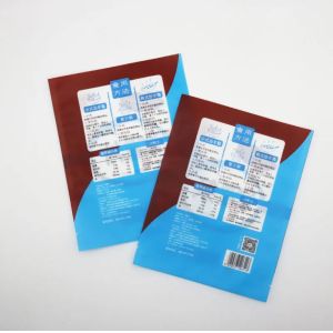 Three Side Seal Stand-Up Pouch With Zipper Top Moisture Proof BOPP & PE For Food