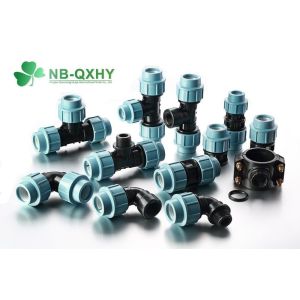 Durable All Size and Type Irrigation Plastic Compression Fitting Pn16 Square One