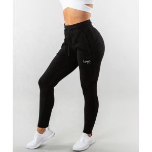 Sweat Wicking Black Breathable Jogger Pants Womens High Waisted Joggers