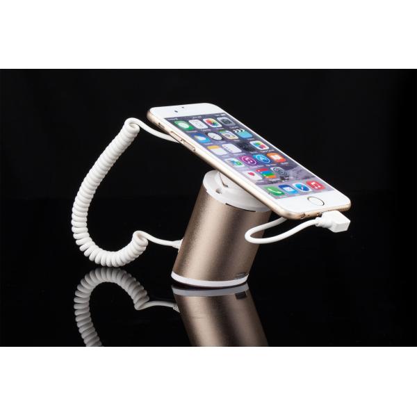 COMER anti-theft devices Cell phone alarm stand for desk with gripper security