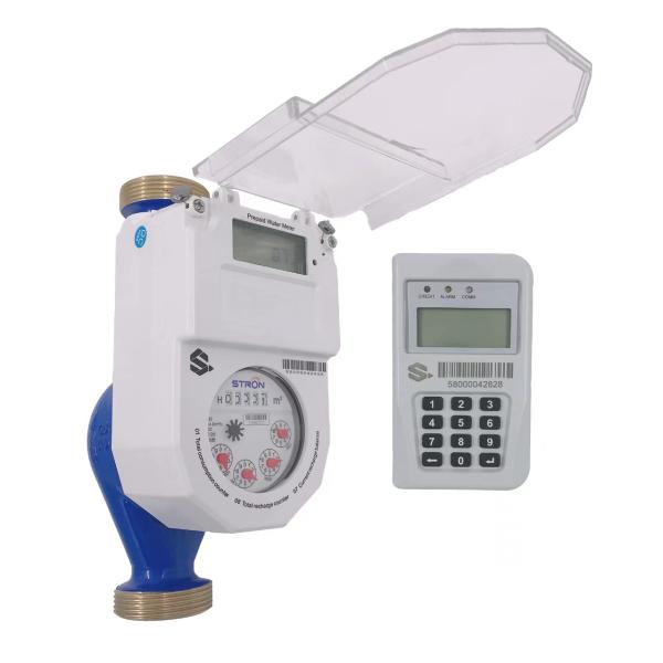 Quality Prepaid / Postpaid Smart Electronic Water Meter With Non Return Valve wholesale