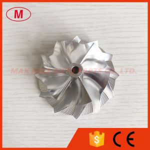 B03G reverse 51.00/68.00mm 6+6 blades high performance turbo milling/aluminum 2618/billet compressor wheel