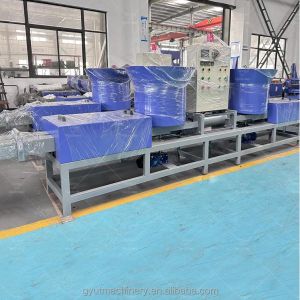 American Wood Pallet Making Production Line with Pallet Feet Block Press Machine