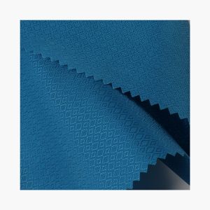 Factory Directly Sell RECYCLED POLY JACQUARD DOUBLE DIAMOND 100%polyester fabric