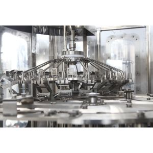 Industrial Full Automatic Juice Filling Machine PLC Bottle Washing Filling