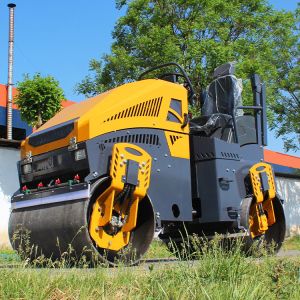 Mini 3 Ton Ride on Roller Compactor Asphalt Roller Double Drum Roller for Sale