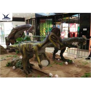 High Elastic Sponge Realistic Dinosaur Models / Outdoor Dinosaur Yard Decoration
