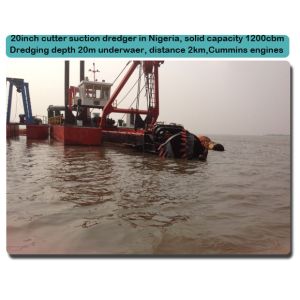 Diesel Engine Hydraulic Cutter Sand Dredging Machine Non self propelled dredger