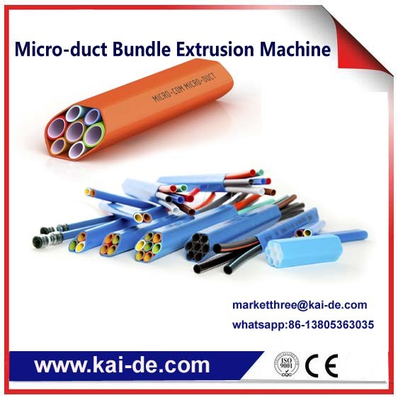 Quality Plastic pipe extrusion machine for microduct bundle making 2ways 7ways 12/10mm wholesale
