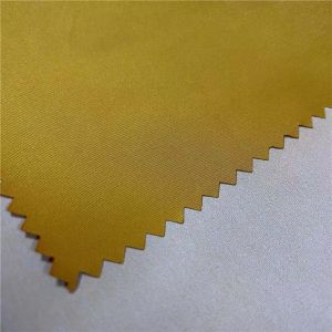 Imitation Memory Cloth Fabric 75DX75D 115gsm 150cm White PU Waterproof Fabric