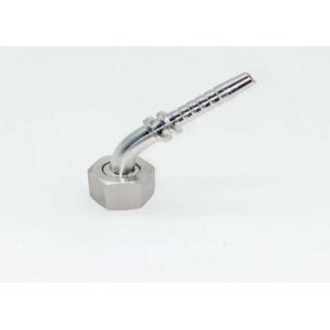 Certified of Metric Hydraulic Fittings ISO9001 20541 45 deg Metric Female 24 deg