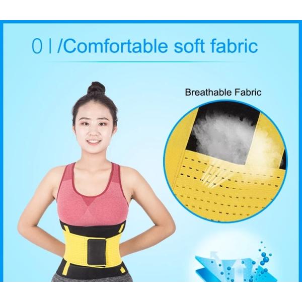Elastic Waist Brace Back Support Waist Trimmer Belt Durable For Fitness