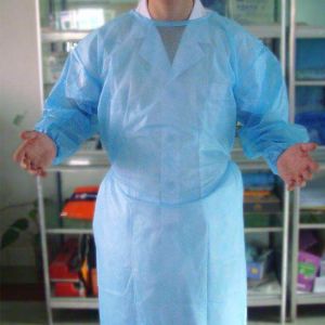 China Sterile Non Woven Surgical Gown Chemical Resistant  Surgical Disposable Gown on sale