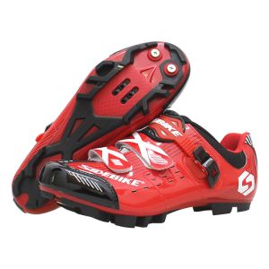 Shockproof Mens SPD Cycling Shoes Water Resistant Anti - Collision Design