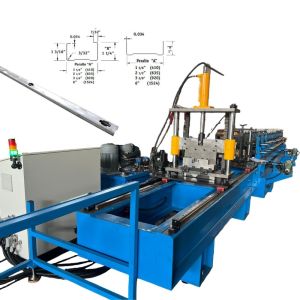 Cheap 0.4-1.2mm Thickness Servo Following Cutting High Speed C U Poste Canall Drywall Roll Forming Machine for sale