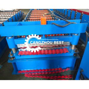 China 30m/min Corrugated Metal Roofing Sheet Roll Forming Machine In China on sale