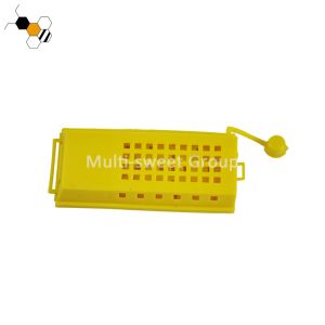 China Foldable 100pcs 10g Plastic Queen Cage With Feeder Plate on sale