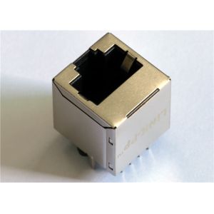 LPJE681-3DNL Shielded Vertical RJ45 Jack , 1 x 1 Port IEEE802.3 Ethernet
