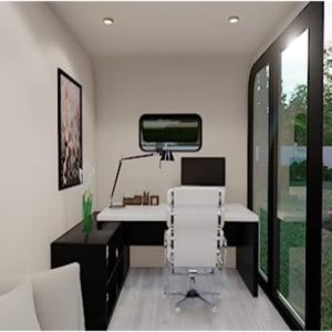 Galvanized Steel Frame Modern Container House for Garden Pod Capsule and Apple