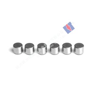 Grade Yg6 Yg8 Wear Resistant Tungsten Carbide Buttons Flat Type Long Life Span