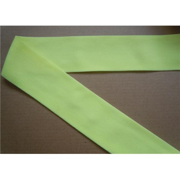 Quality High Tensile Yellow Polyester Webbing Straps / 38Mm Cotton Webbing Woven wholesale