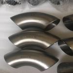 Grade 2 Titanium Fitting ASTM B363 Seamless High Quality Titanium Pipe Elbow