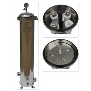 Stainless Steel Multi Cartridge Filter Housing for Industrial Applications
