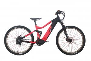 Cheap 48V 750W Electric Mountain Bike Full Suspension SRAM 11 Speeds for sale