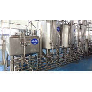 Pasteurized Milk Stirring 5000LPH Yogurt Processing Line