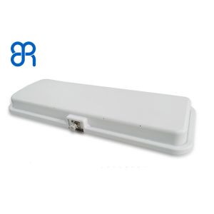 Vehicle Management Long Range RFID Antenna Gain 12dBic Linear Polarization White