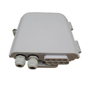 2 Port Plastic Optic Fiber Distribution Box 8 Port For FTTH / CATV