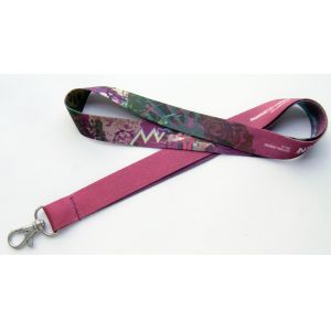 School Use Polyester Dye Sublimation Lanyards Customized Logo For Safety