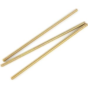 China ASTM 3/8 1/2 1 Meter Yellow Zinc Plated Color Threaded Steel Rod For Metal Building on sale