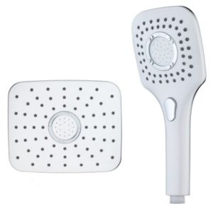 ABS material shower head handheld shower square top shower spray shower set