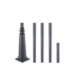 Outdoor Custom 12M Solar Street Light Pole Galvanized Smart Led Smart Pole 15m