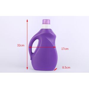 Plastic HDPE Customized Liquid Empty Laundry Detergent Bottles Jugs 2 Liters