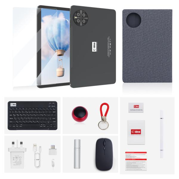 C Idea 10.1 Inch Tablet PC Android 15 Tablet With Keyboard And Mouse CM8800plus