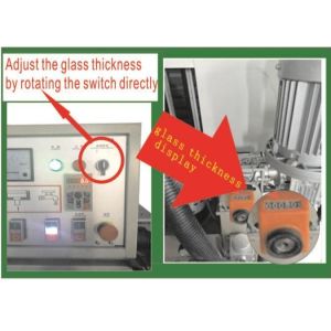 Professional 9 Wheels Glass Edging Machine for Straight Line and 45 Angle Edge