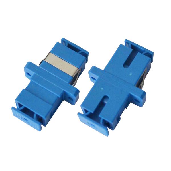 Quality SC Simplex / Multimode Adapter , Optical Fiber Socket with Plastic Housing wholesale