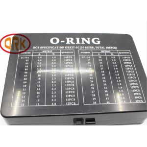 Transparent High Temperature Auto Rubber O Ring Kits , NBR O Ring 70 ROHS FDA