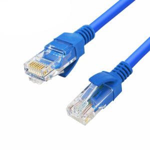Blue T568B T568B Cca Utp Rj45 0.5m Patch Cord Cable