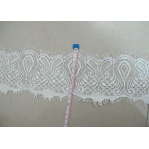White Eyelash Lace Trim For Garment Accessories with 13cm Width CY-HB3242