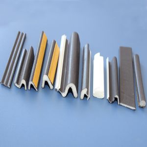 Customer's Request Sealing Insert Wood Door with PU Coat Weatherstripping and